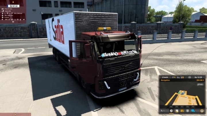 ETS2 – Volvo Fm Delivery Truck With Load Animation Desbloqueado V1.0 (1.50)