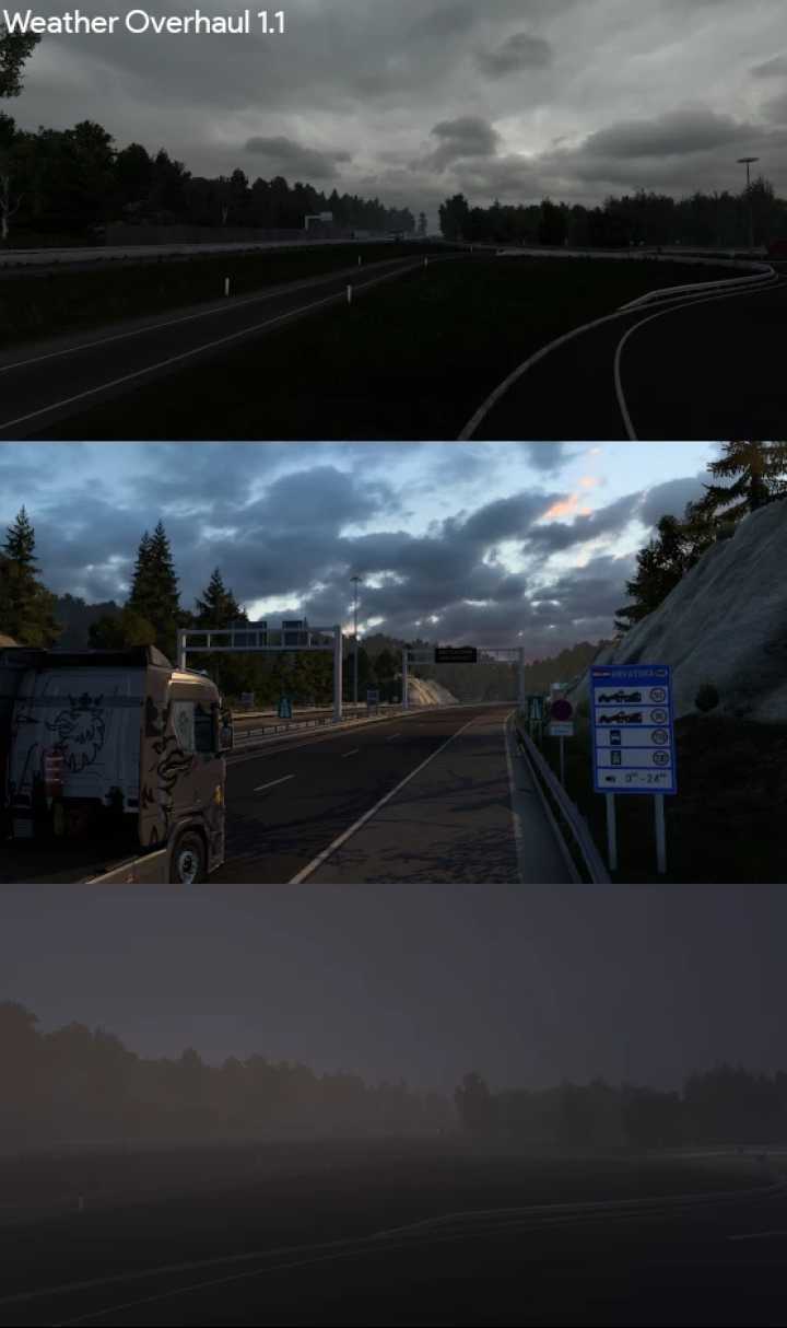 ETS2 – Weather Overhaul V1.1 (1.51)