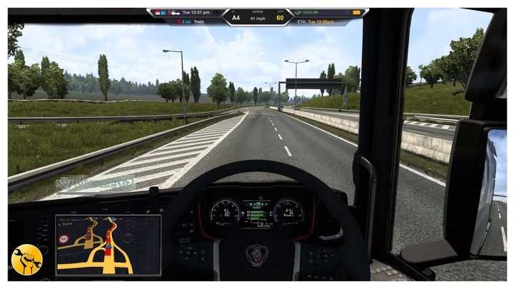 ETS2 – Yara – Yet Another Route Advisor V1.2.1 (1.50)