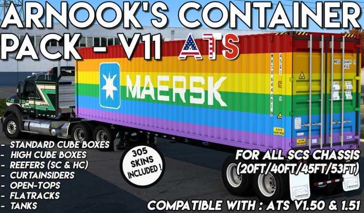 ATS Arnooks Container Pack Edition V11 (1.51)