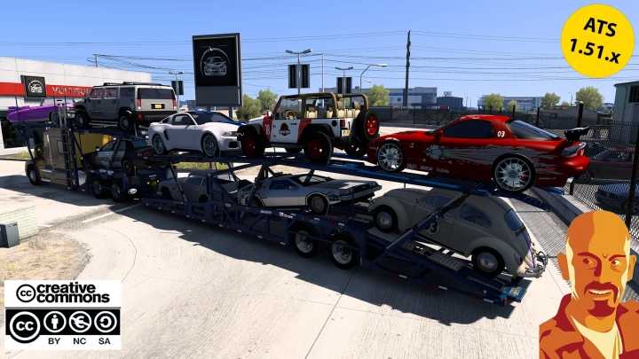 ATS Cottrell Car Hauler Trailer V1.2 (1.51)