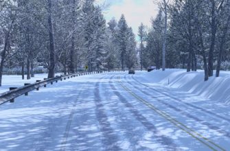 Мод ATS Frosty Winter Weather Mod V5.2 (1.52)