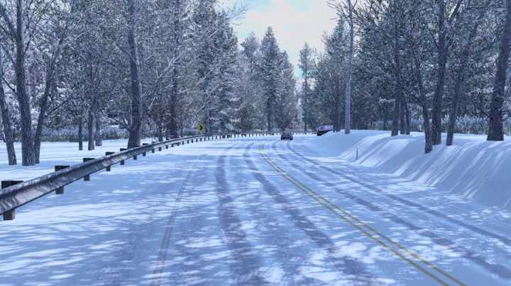 ATS Frosty Winter Weather Mod V5.2 (1.52)