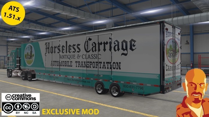 ATS Kenworth K100 Horseless Carriage + Trailer Exclusive Mod