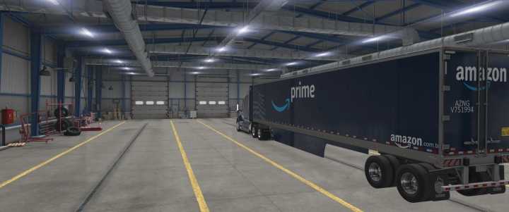 ATS Scs Trailer 53 Amazon Skin (1.51)