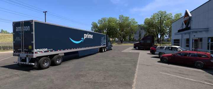 ATS Scs Trailer 53 Amazon Skin (1.51)