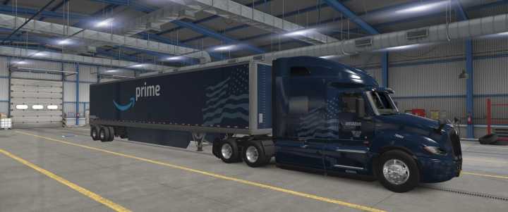 ATS Scs Trailer 53 Amazon Skin (1.51)