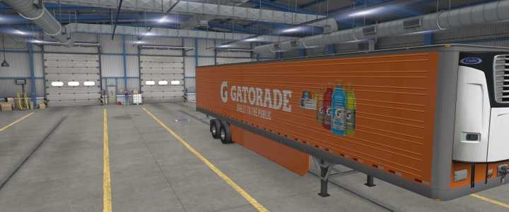 ATS Scs Trailer Gatorade Skin 53 V1.0 (1.51)