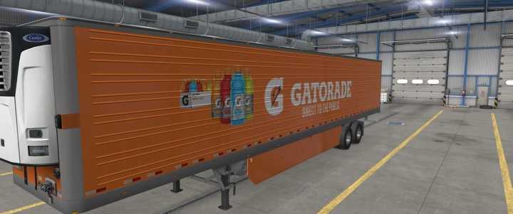 ATS Scs Trailer Gatorade Skin 53 V1.0 (1.51)