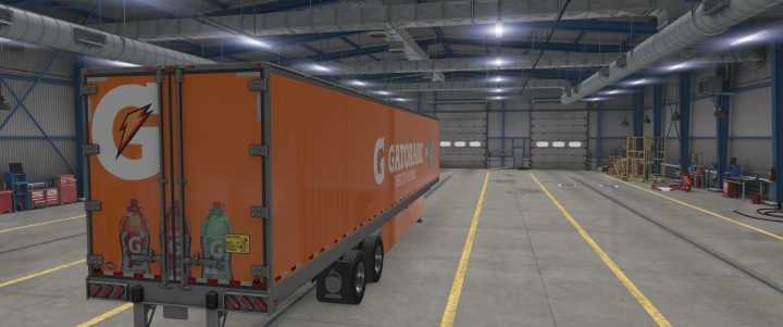 ATS Scs Trailer Gatorade Skin 53 V1.0 (1.51)