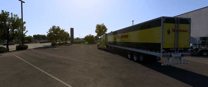 ATS Scs Trailer My Flower Skin (1.51)