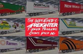 ATS The Godfathers Freighter T-Liner Trailer Skins Pack 16 V1.0 (1.52)