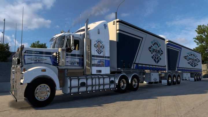 ATS The Godfathers Jsdf Logistics Pty Ltd Skins Pack V1.0 (1.52)