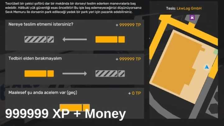 ETS2 999999Xp + Money V1.0 (1.51)