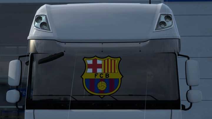ETS2 Barcelona Daf Xf 105 Sticker (18.10.2024) V1.0 (1.52)
