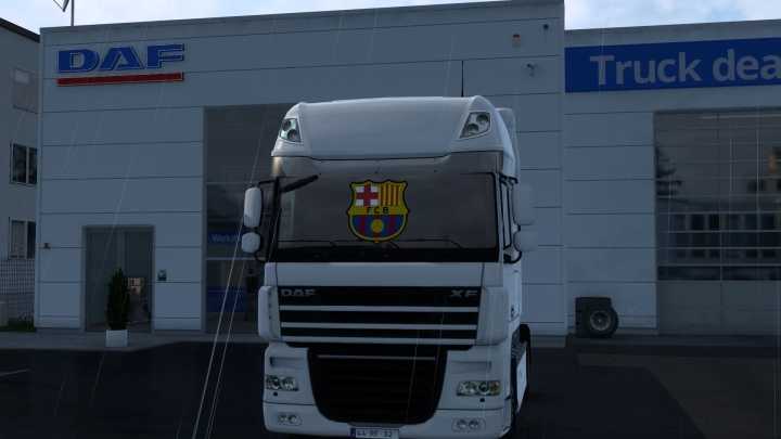 ETS2 Barcelona Daf Xf 105 Sticker (18.10.2024) V1.0 (1.52)