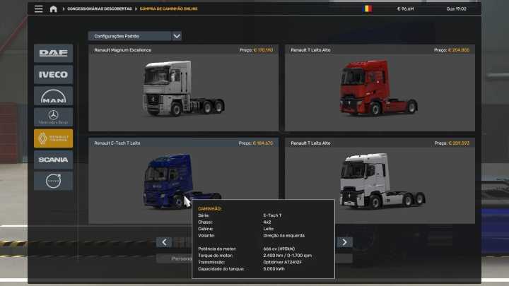 ETS2 Battery 5000 Kwh (18.10.2024) V1.0 (1.52)
