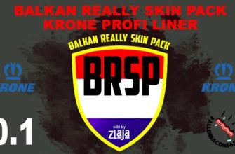 Набор скинов ETS2 Brsp Balkan Really Skin Pack For Krone Profi Liner V1.0 (1.51)