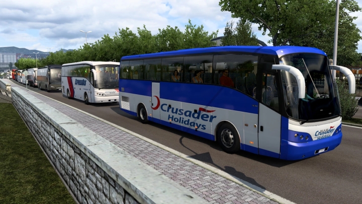 ETS2 Bus Traffic V1.52 (1.52)