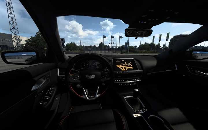 ETS2 Cadillac Ct5-V Black Wing 2022 V1.5 (1.51)