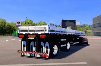 Прицеп с двумя осями для ETS2 (версия 1.51)