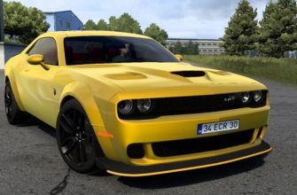 ETS2 Dodge Challenger Srt Hellcat 2018 V2.1 (1.52)