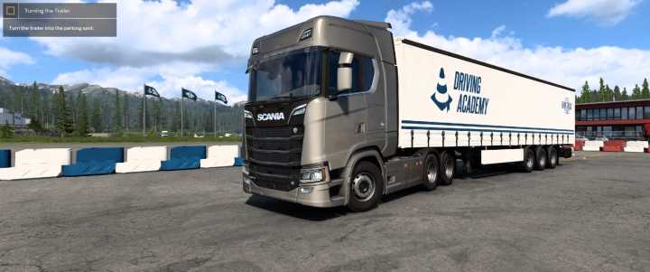 ETS2 Driving Academy Additions More Trucks To Choose From 6×2, 6×4 And Evs (1.52)