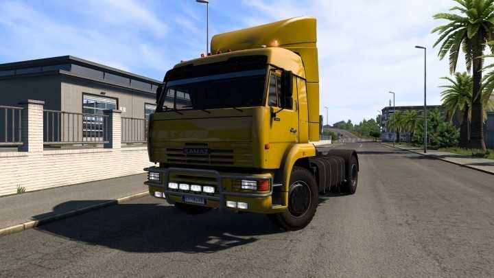 ETS2 Kamaz 6460 + Trailers V8.7