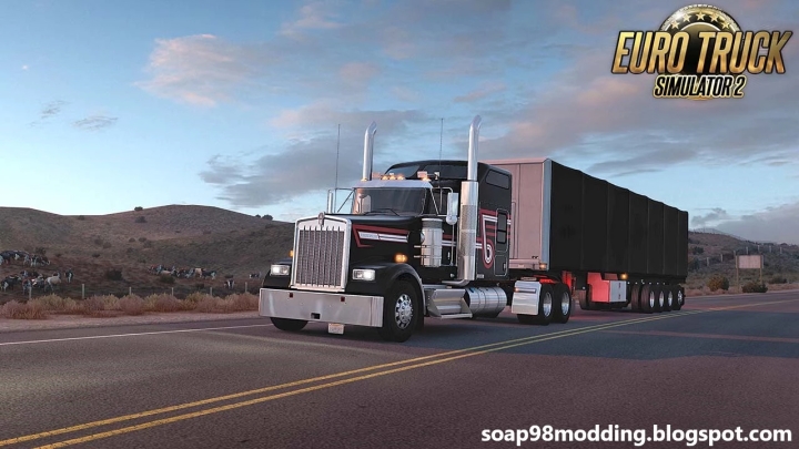 ETS2 Kenworth W900 Le V1.2.4 (1.51)