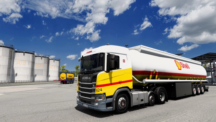 ETS2 Klaeser Shell – Scania Nextgen R V1.0 (1.51)