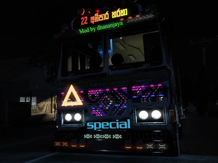 ETS2 Lanka Ashok Layland Universel Update (1.52)