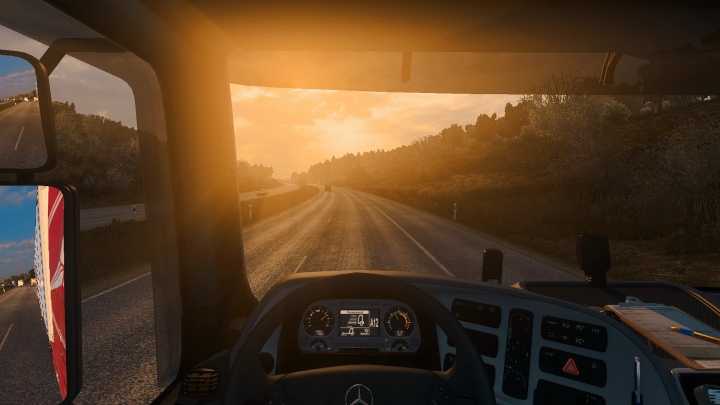 ETS2 Latewinter Reshade V1.1 (1.51)