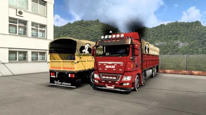 ETS2 Man Tgx 8×2 (Kirkayak) (1.52)