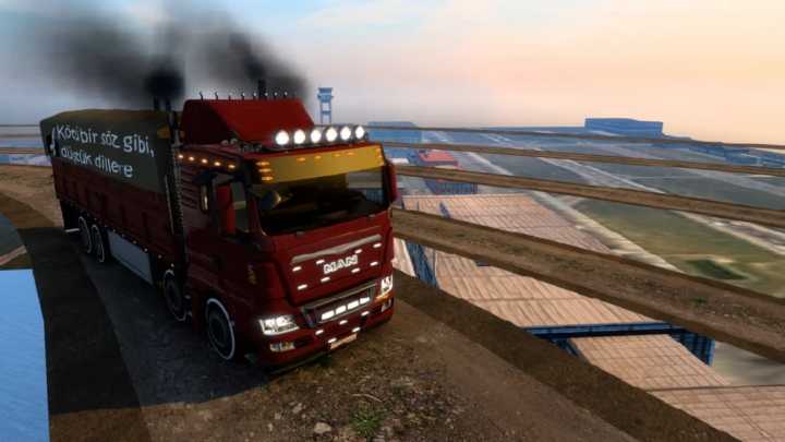 ETS2 Man Tgx 8×2 (Kirkayak) (1.52)