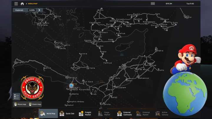 ETS2 Mario Map (1.52)