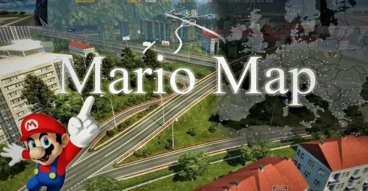 ETS2 Mario Map V1.52 (1.52)