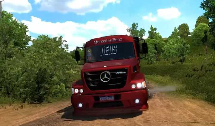 ETS2 Mercedes Atron 1635 More Random Dumpster (1.51)