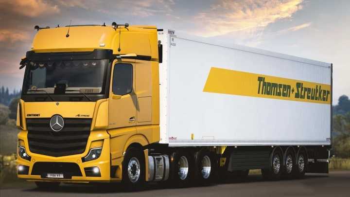 ETS2 Mercedes-Benz New Actros 2019 V2.0 (1.52)