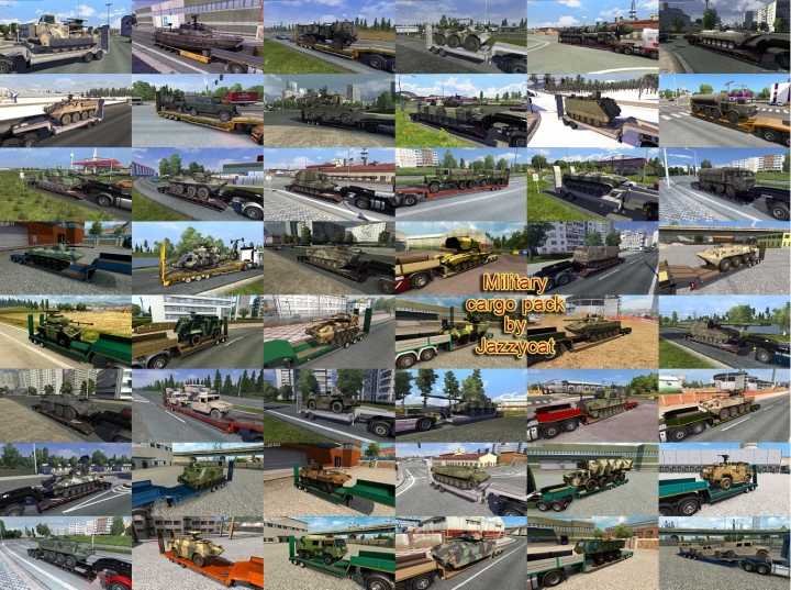 ETS2 Military Cargo Pack V6.7.7 (1.52)