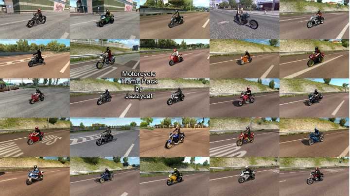 ETS2 Motorcycle Traffic Pack V6.5.9 (1.52)