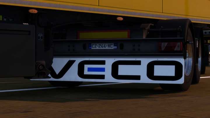 ETS2 Mudflap Iveco Scs Box (12.10.2024) V1.0 (1.51)