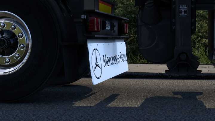 ETS2 Mudflap Mercedes-Benz Scs Box (10.10.2024) V1.0 (1.51)