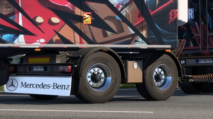 ETS2 Mudflap Mercedes-Benz Scs Box (10.10.2024) V1.0 (1.51)