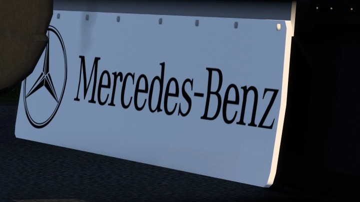 ETS2 Mudflap Mercedes-Benz Scs Box (10.10.2024) V1.0 (1.51)