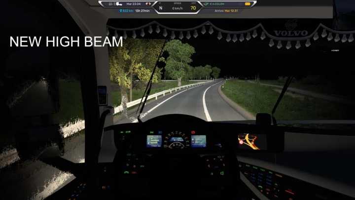 ETS2 Original Head Lighs Improved V1.0