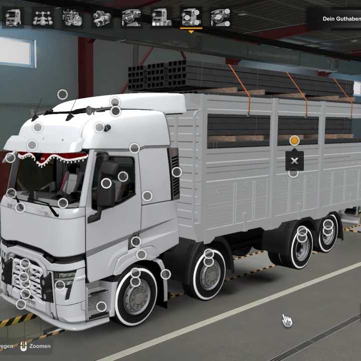 ETS2 Renault Range T 8×2 (Kirkayak) (1.52)