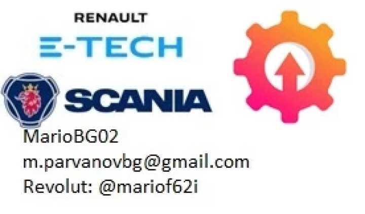 ETS2 Scania And Renault Electric Trucks Ownable + Tuning (1.52)