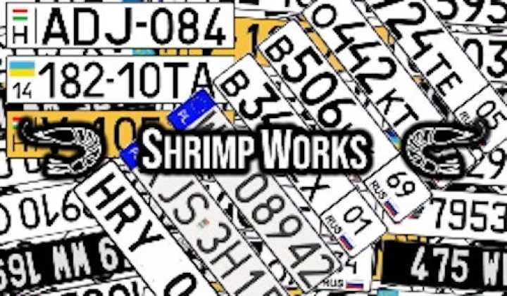 ETS2 Shrimp Works License Plate Pack V1.0 (1.52)
