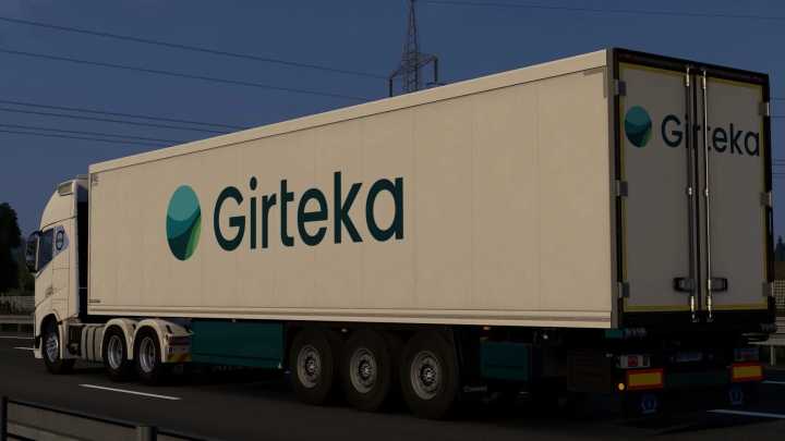 ETS2 Skin Girteka Krone Cool Liner (24.10.2024) V1.0 (1.53)