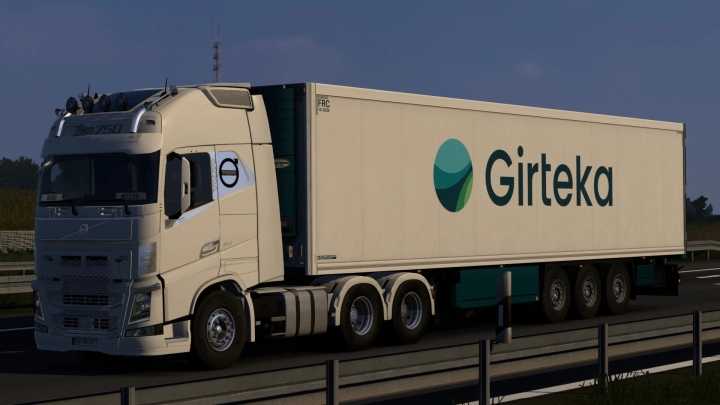 ETS2 Skin Girteka Krone Cool Liner (24.10.2024) V1.0 (1.53)